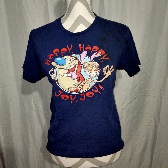 unbranded Tops - Vintage Ren and Stimpy Tee Size Small